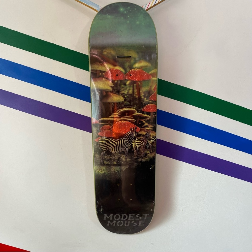 Modest Mouse PS Stix Skateboard Deck Size 8.25” RARE!